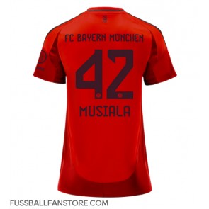 Bayern Munich Jamal Musiala #42 Replik Heimtrikot Damen 2024-25 Kurzarm